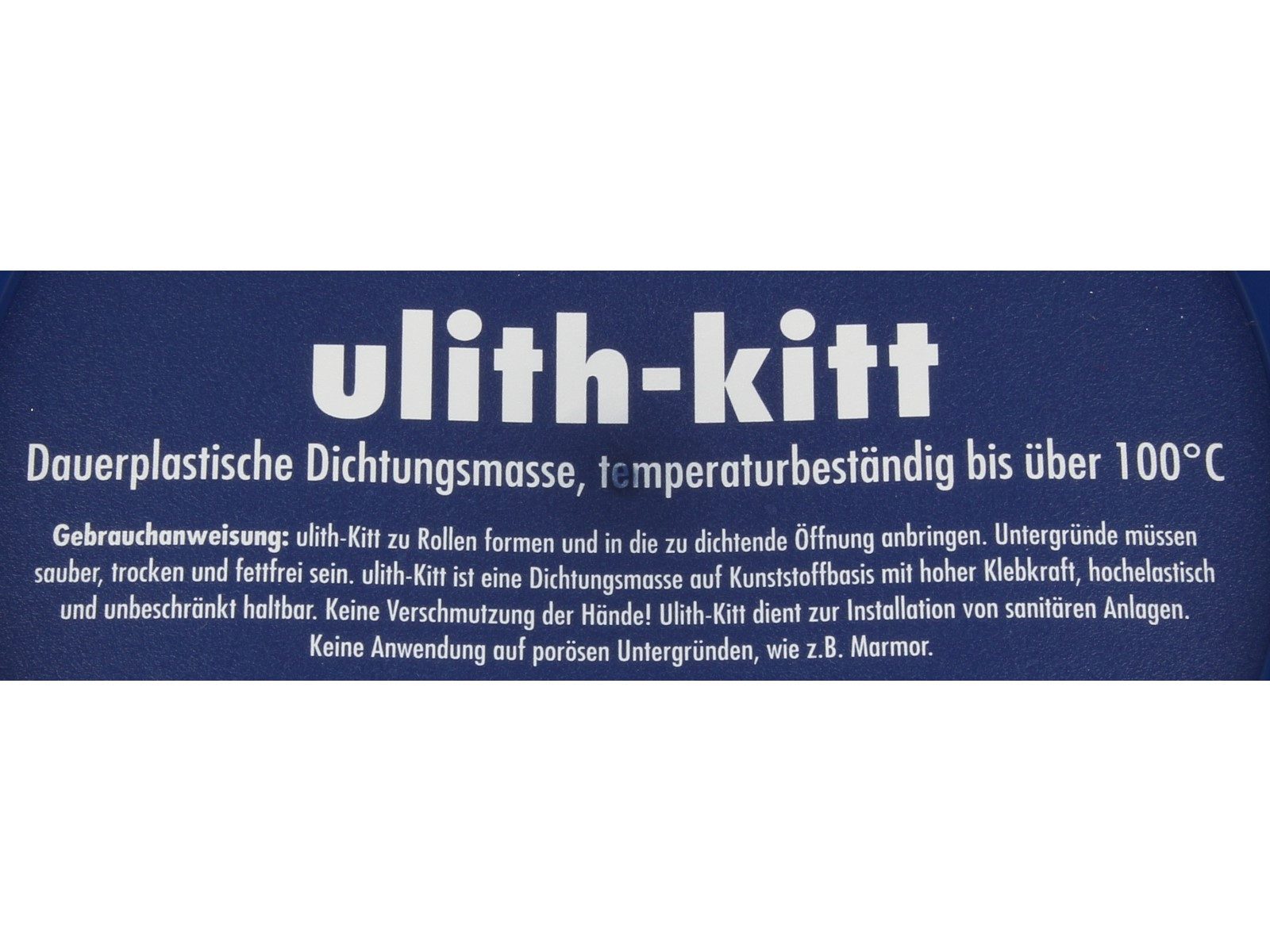 Ulith Dichtstoff Dauerplastische Dichtungsmasse - wasserfest