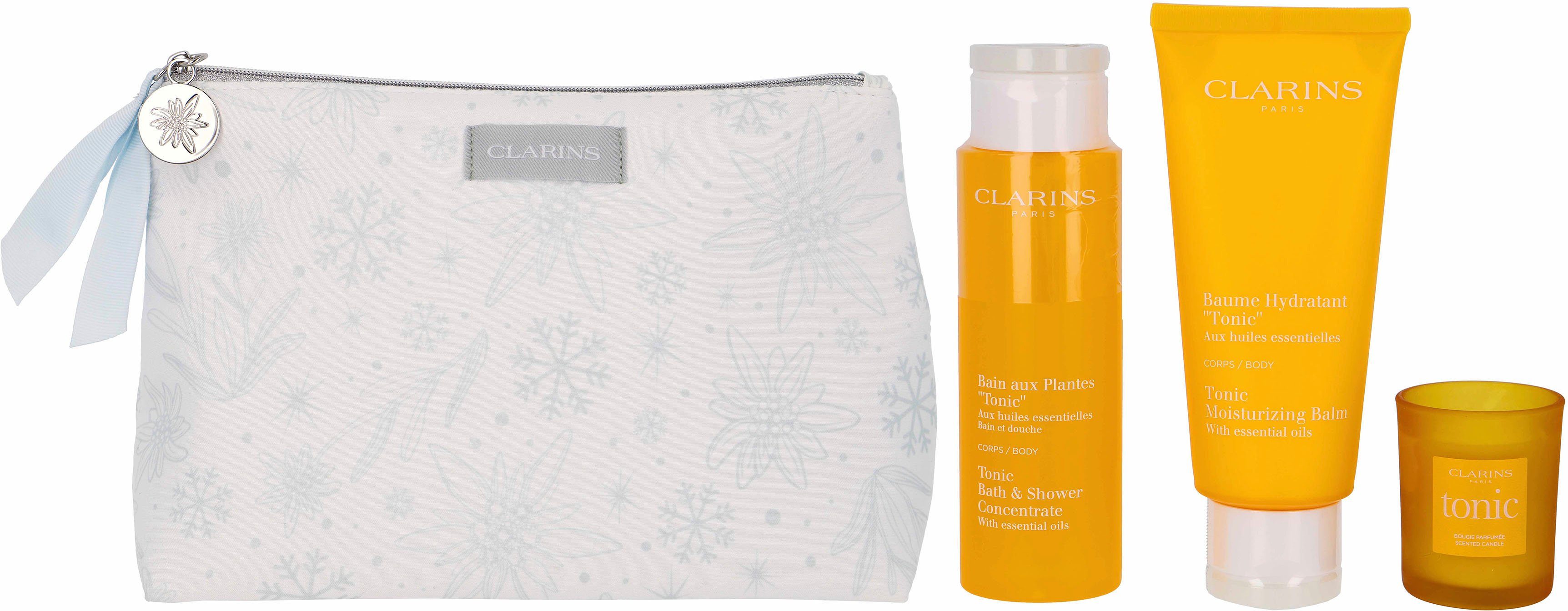 Clarins Gesichtspflege-Set Aroma Ritual, mit praktischer Tasche