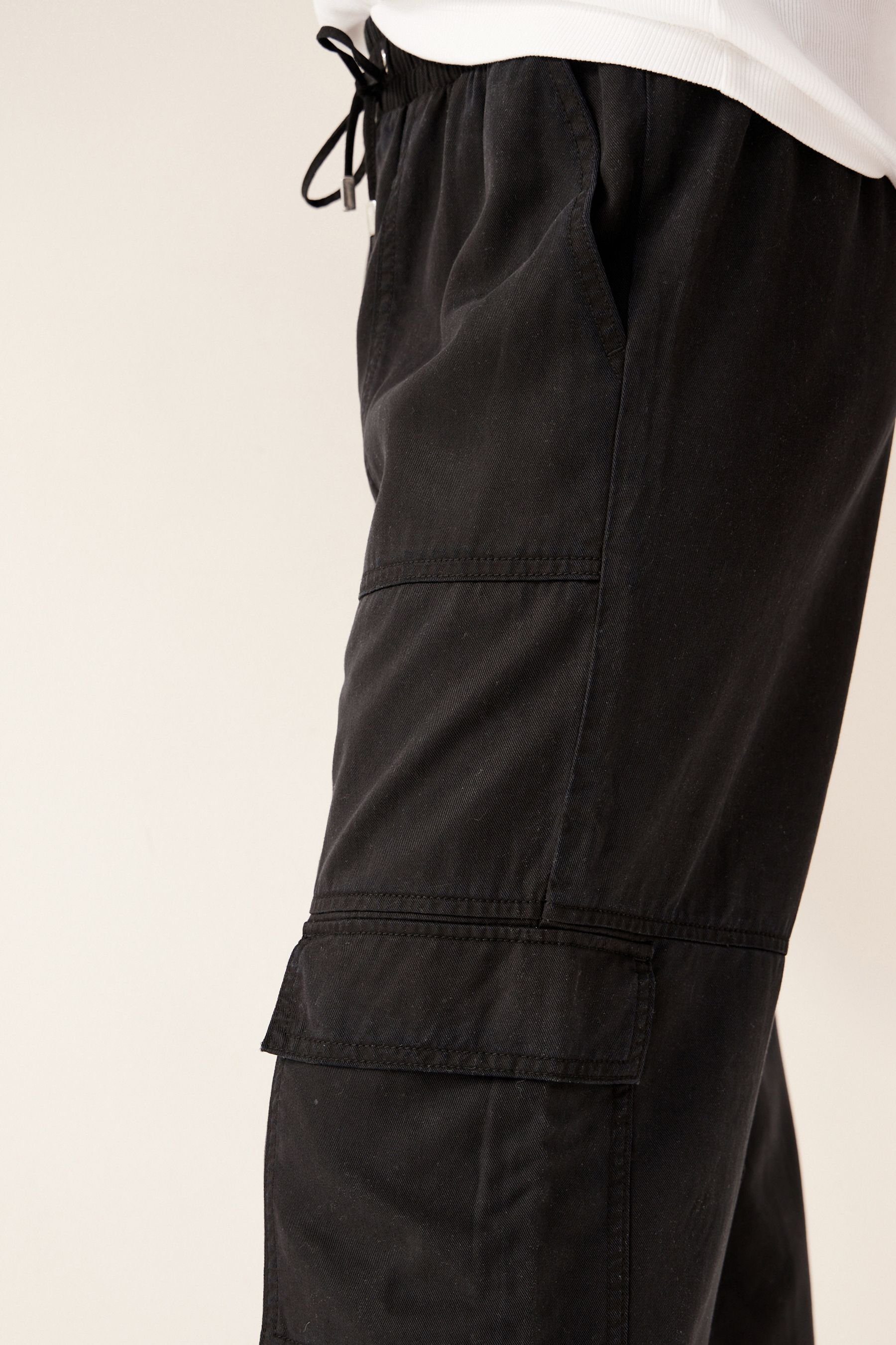 Next Combat-Cargohose (1-tlg) Black Loungehose