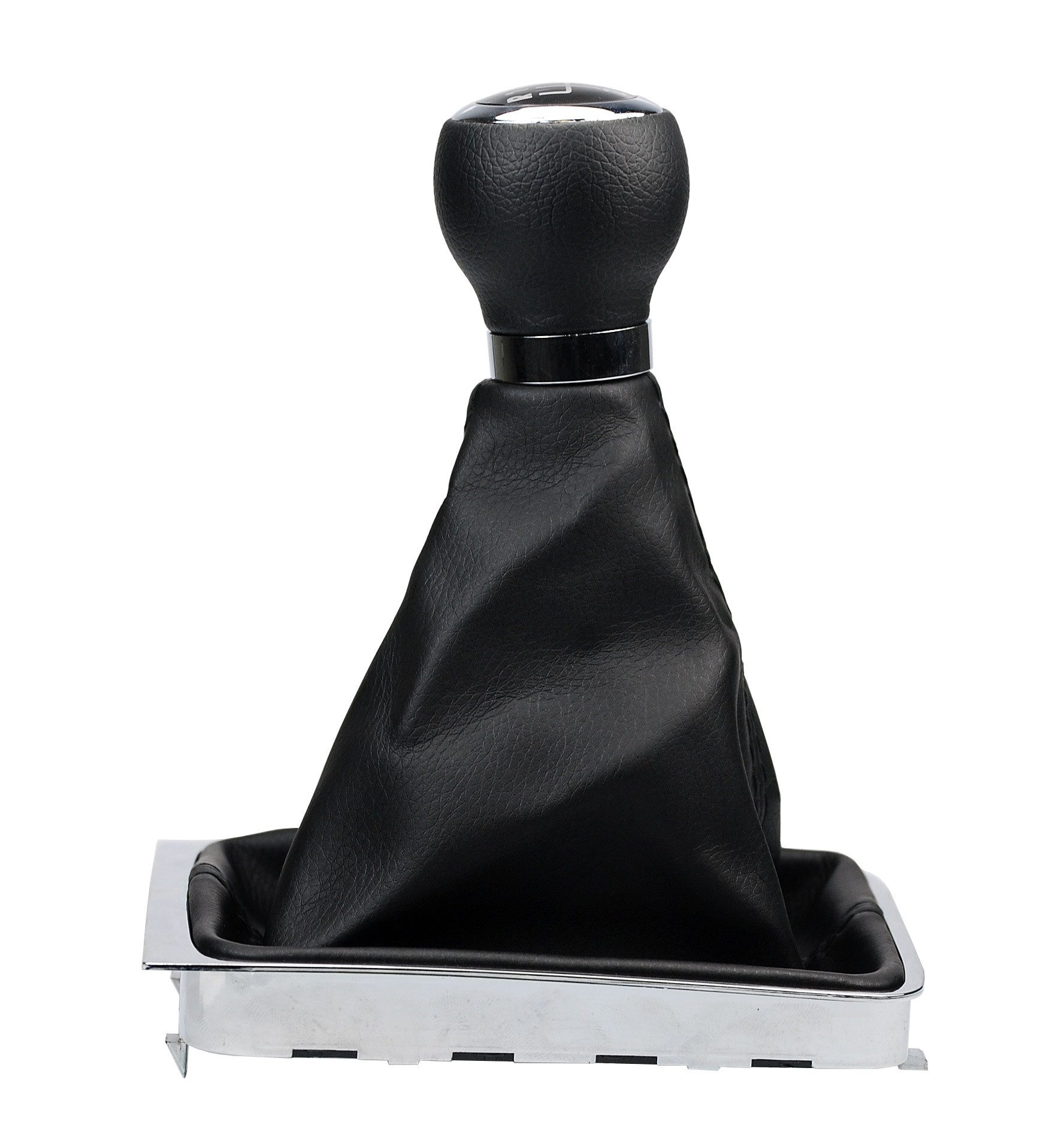 L & P Car Design Schalthebel Schaltsack Schaltknauf Auto für VW Passat 3C2 3C5 B6 mit Rahmen (Set, 1 St., Schaltknauf, Schaltsack, Rahmen), Plug&Play Montage