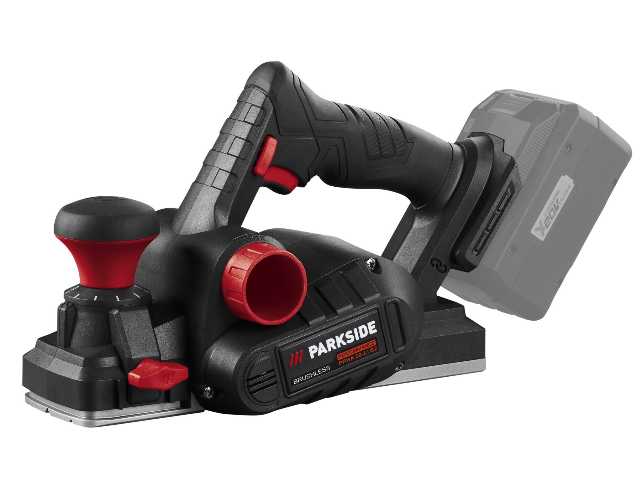 Parkside Elektrohobel Parkside Akku-Hobel Handhobel »PPHA 20-Li B2« ohne Akku und Ladegerät