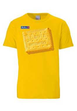 LOGOSHIRT T-Shirt Leibniz Keks mit lizenziertem Print