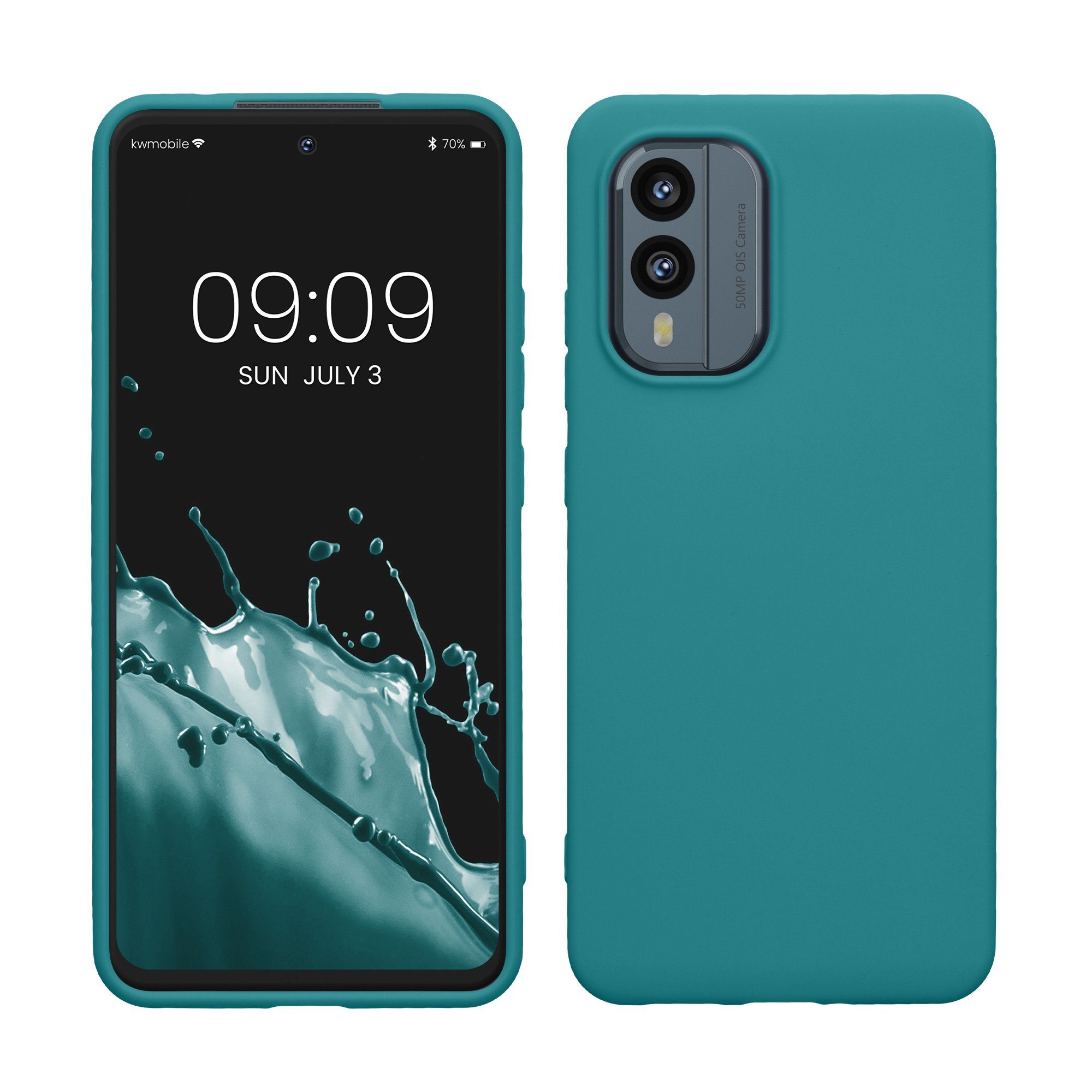 kwmobile Handyhülle Hülle für Nokia X30 5G, Hülle Silikon - Soft Handyhülle - Handy Case Cover