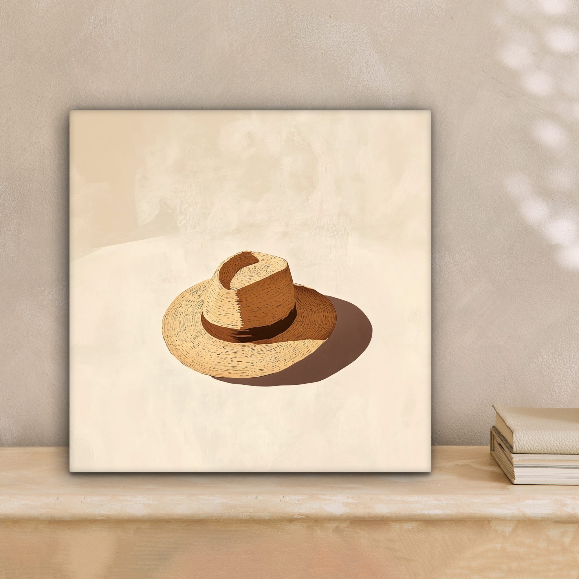 OneMillionCanvasses® Leinwandbild Hut - Minimalistisch - günstig online kaufen
