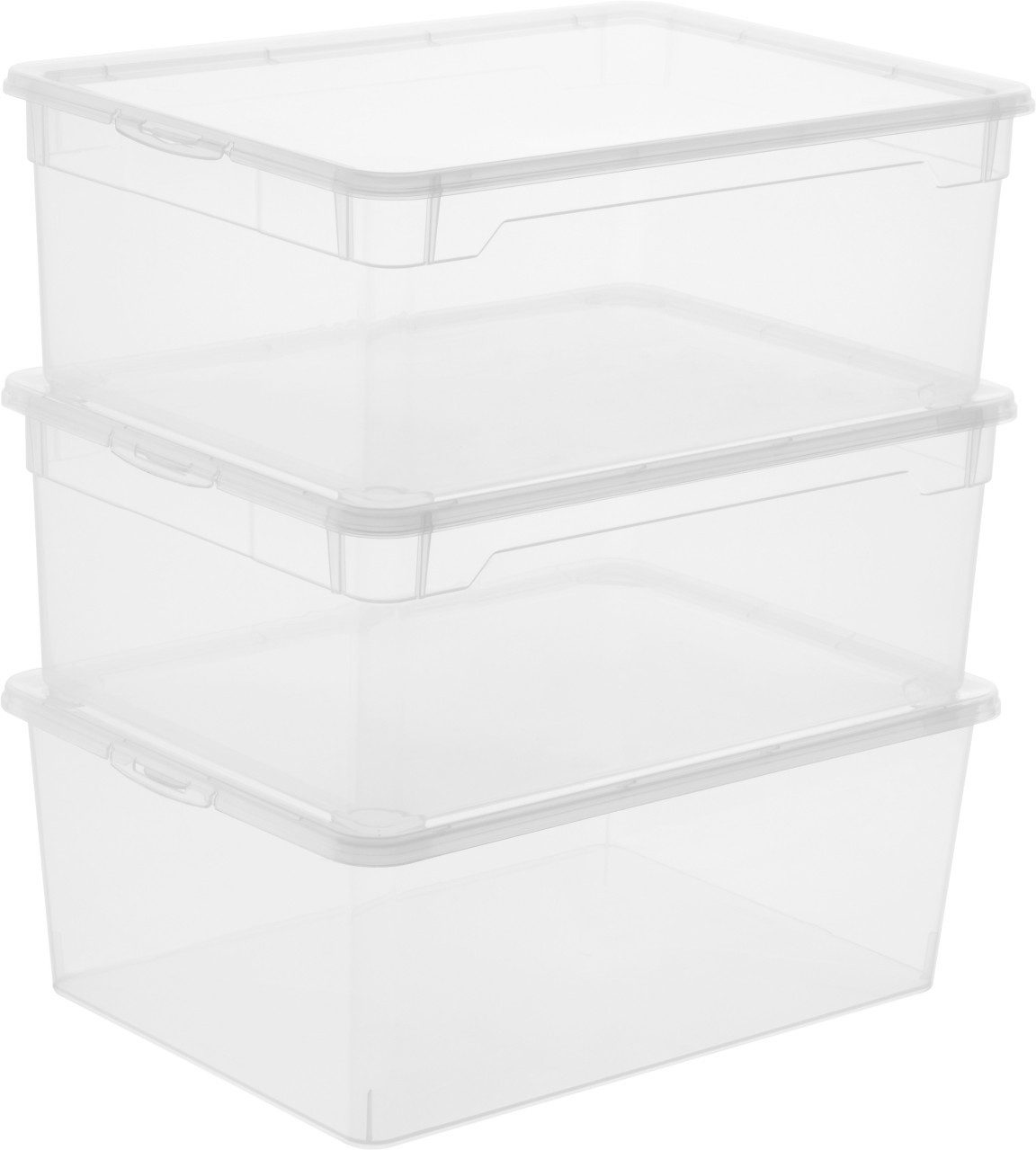 ROTHO Aufbewahrungsbox Rotho Aufbewahrungsbox CLEAR mit Deckel 10 L