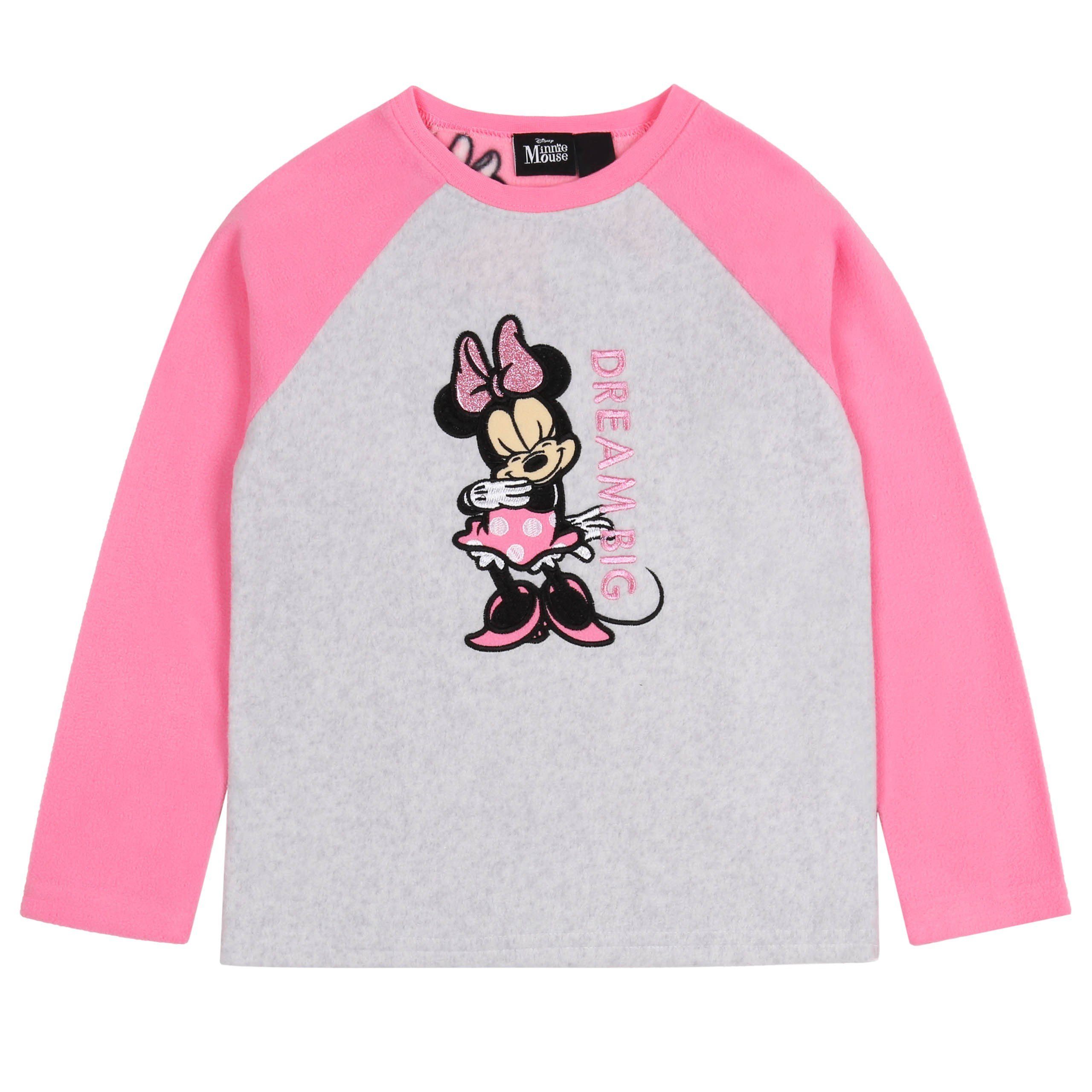 Maus Minnie pink-grau Sarcia.eu DISNEY 2-3 Jahre Schlafanzug, Schlafanzug Mädchen