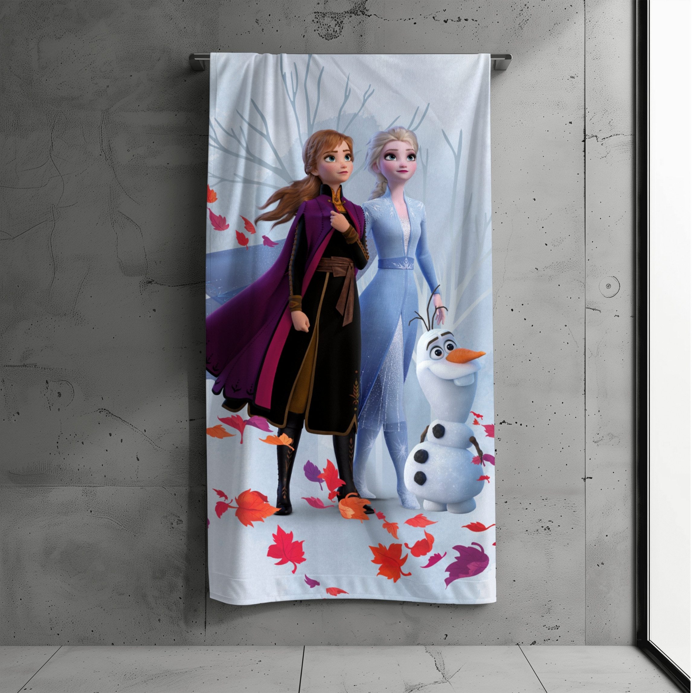 MTOnlinehandel Badetuch Anna & Elsa, 70x140cm, günstig online kaufen