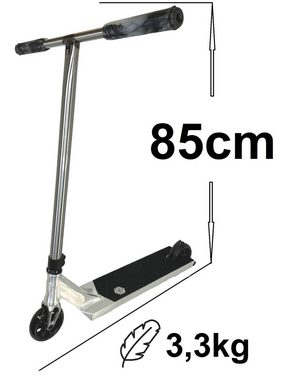 Ethic DTC Stuntscooter Ethic DTC Pandora M Stunt-Scooter H=85cm 3,35kg Silber