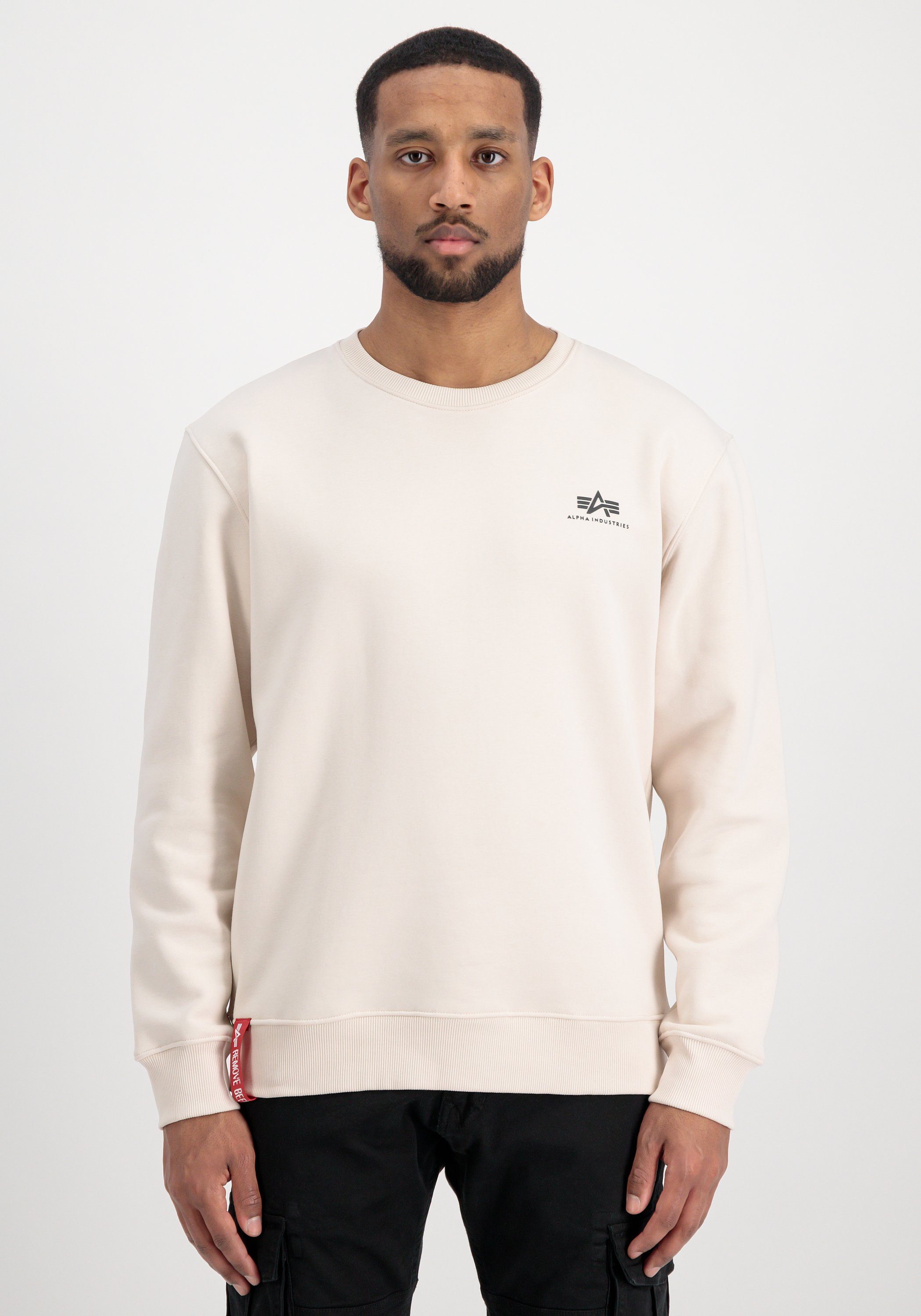 Alpha Industries Sweater ALPHA INDUSTRIES Men - Sweatshirts Basic Sweater Small Logo