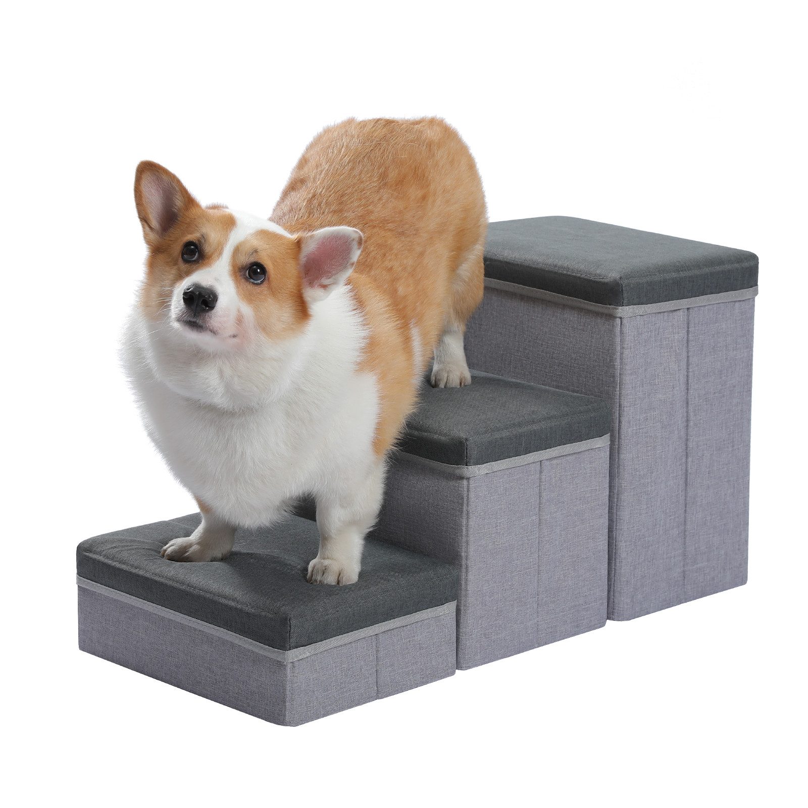 PETEPELA Hunderampe Faltbare Hundetreppe 3 Stufen günstig online kaufen