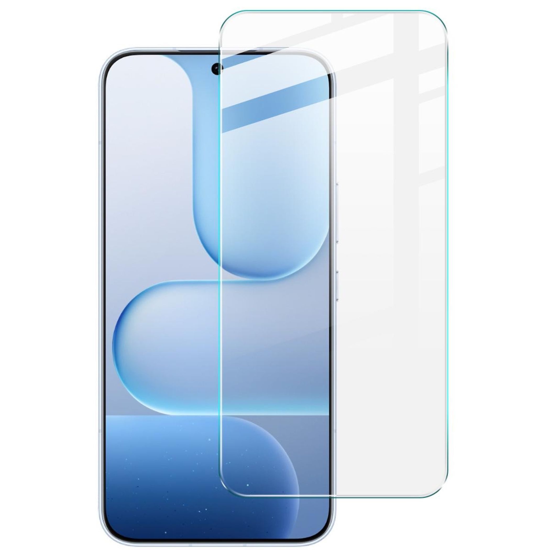 Wigento Handyhülle Für Honor 500 1x 2.5D 0.26mm 9H Hart Glas Display Schutzglas, 0,26mm 9H 2.5D Hart Glas Folie, hoher Schutz