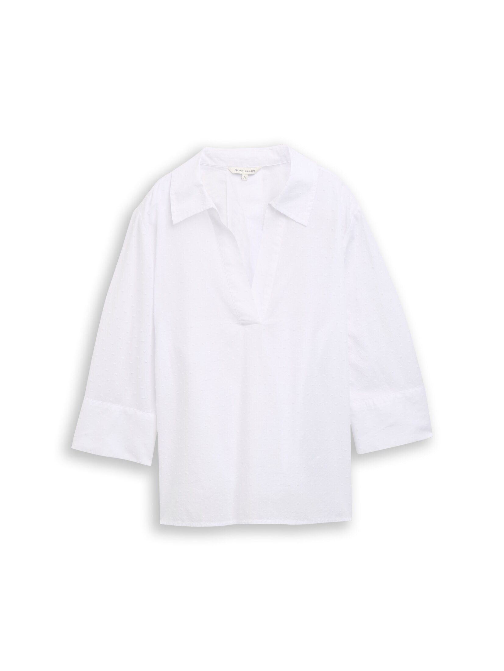 TOM TAILOR Langarmbluse Blusen & Shirts Loose Fit Bluse mit Stickerei