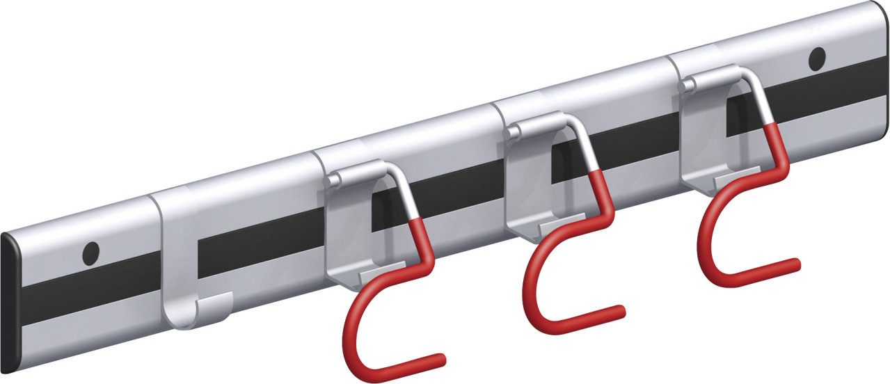 alfer Gartengerätehalter coaxis Gerätehalter mit coaxis®-Profil, 1000 mm