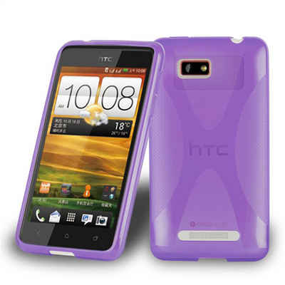 Cadorabo Handyhülle HTC ONE SU HTC ONE SU, Flexible TPU Silikon Handy Schutzhülle - Hülle - ultra slim
