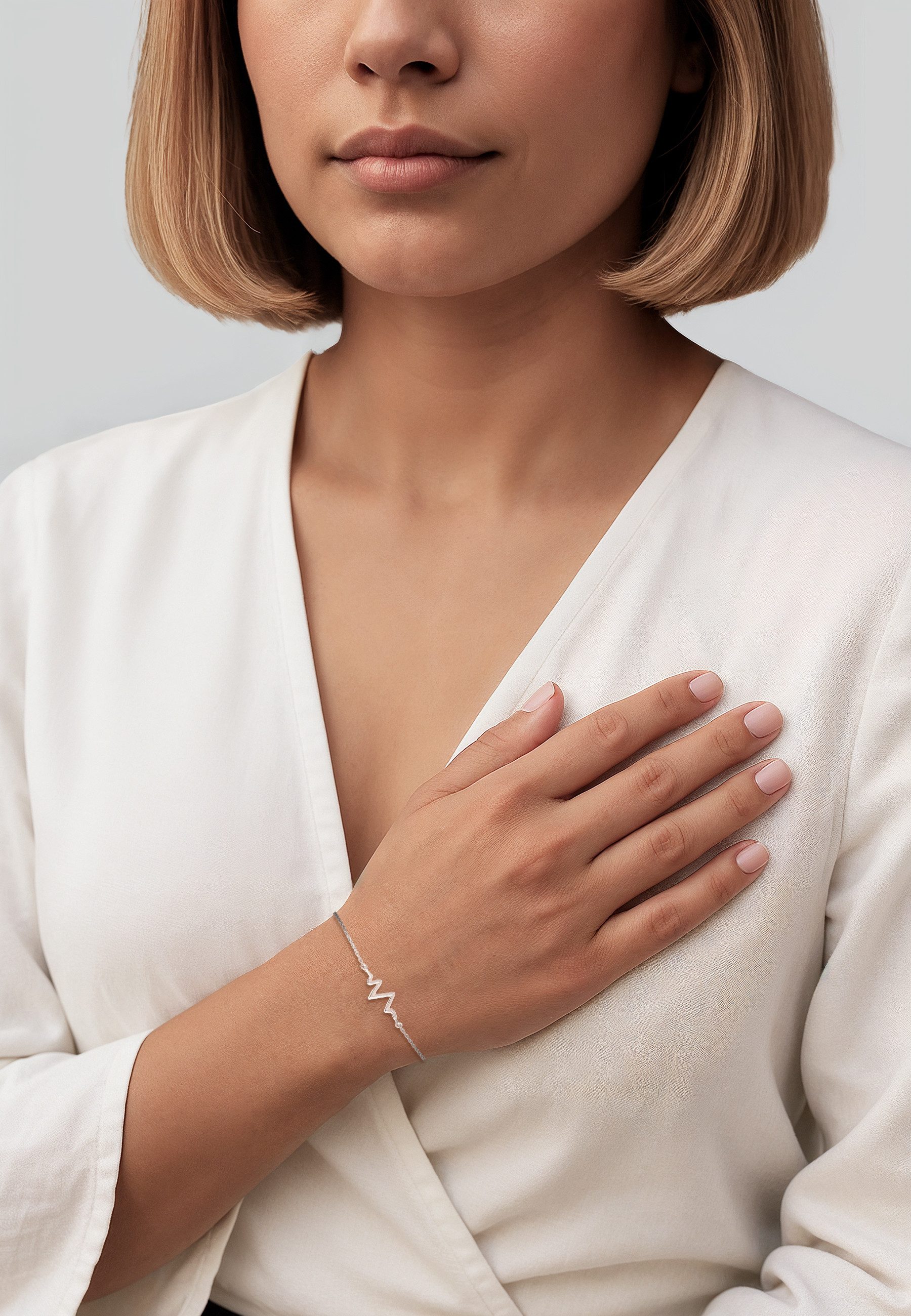 Sofia Milani Armband Herzschlag (Armband), 925 günstig online kaufen