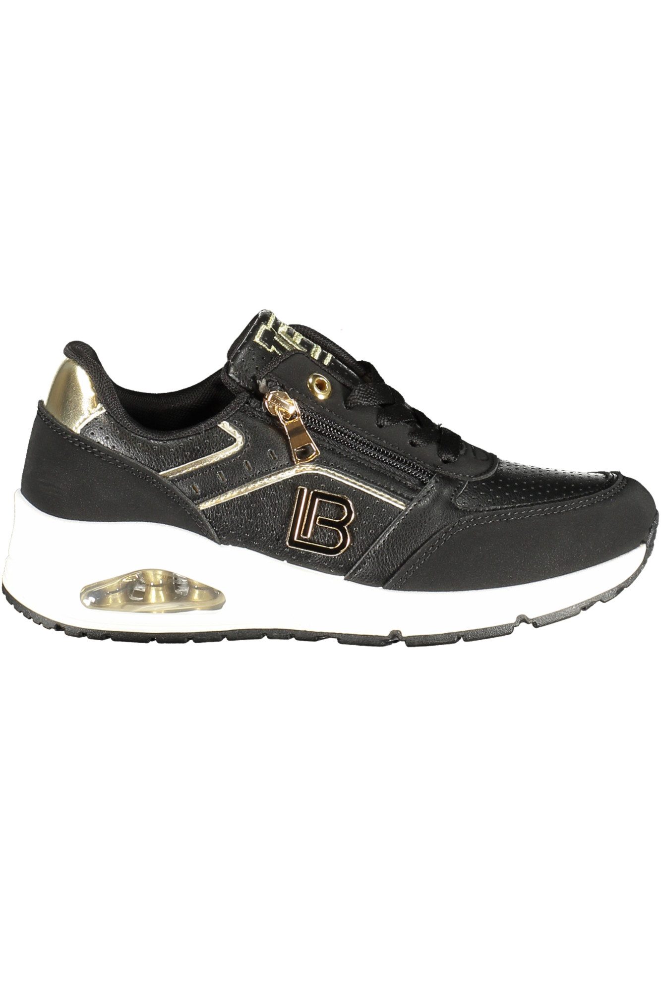 Laura Biagiotti Sneaker Eleganter schwarzer Damensportschuh mit