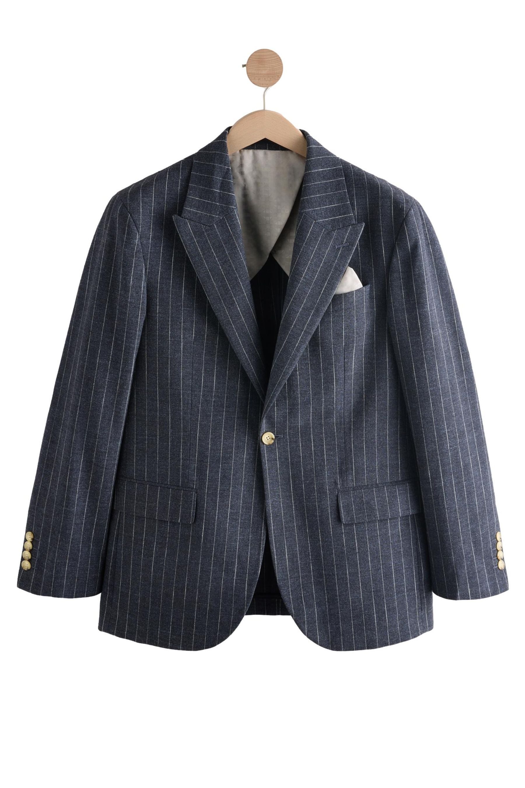 Next Sakko Regular Fit Anzugsakko mit Streifen (1-tlg)