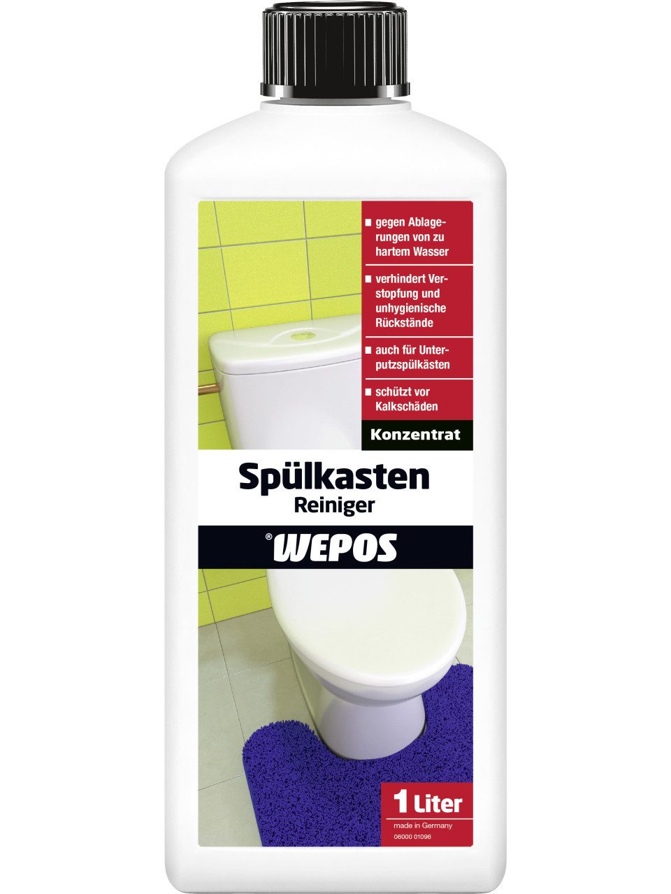 WEPOS CHEMIE GMBH Wepos Spülkastenreiniger 1 L Badreiniger