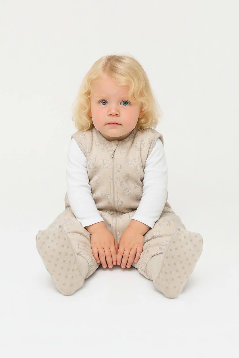 Fillikid Babyschlafsack mit Beinen, TOG 2,5, für das ganze Jahr und Raumtemperaturen von 15-21°C – Bild 3 von 5