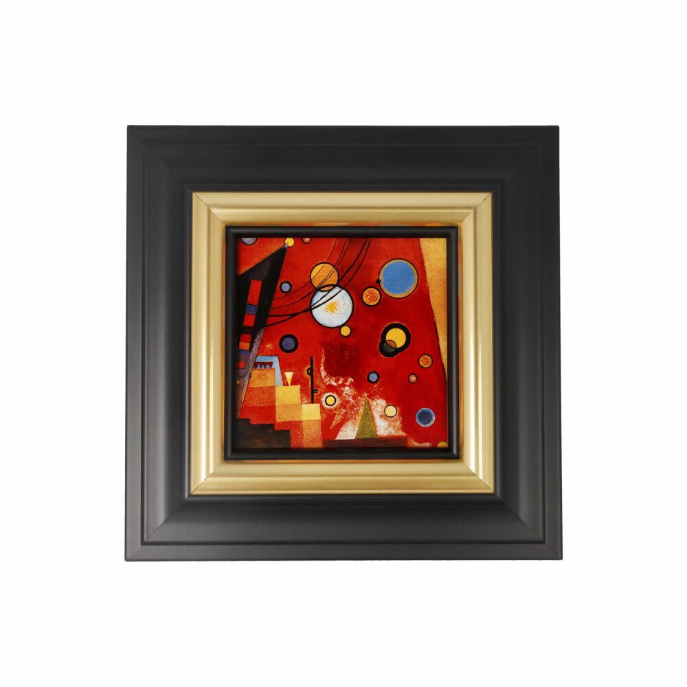 Goebel Wandbild Kandinsky - Schweres Rot