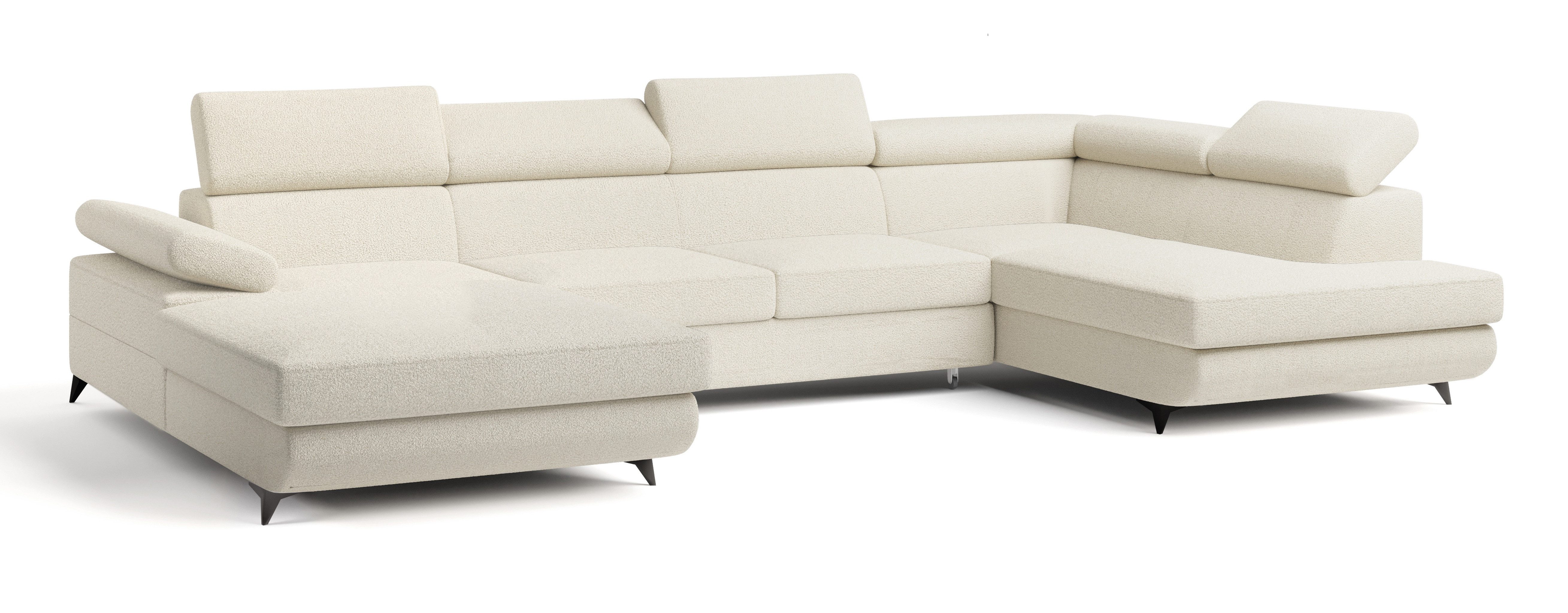 Masseno Ecksofa RUBANO mit Schlaffunktion U-Form, günstig online kaufen