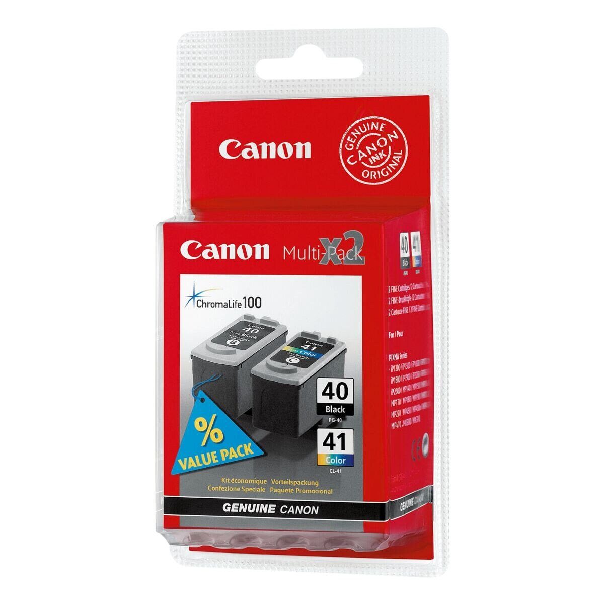 Canon PG-40/CL-41 PACK Tintenpatrone schwarz, cyan, magenta, gelb