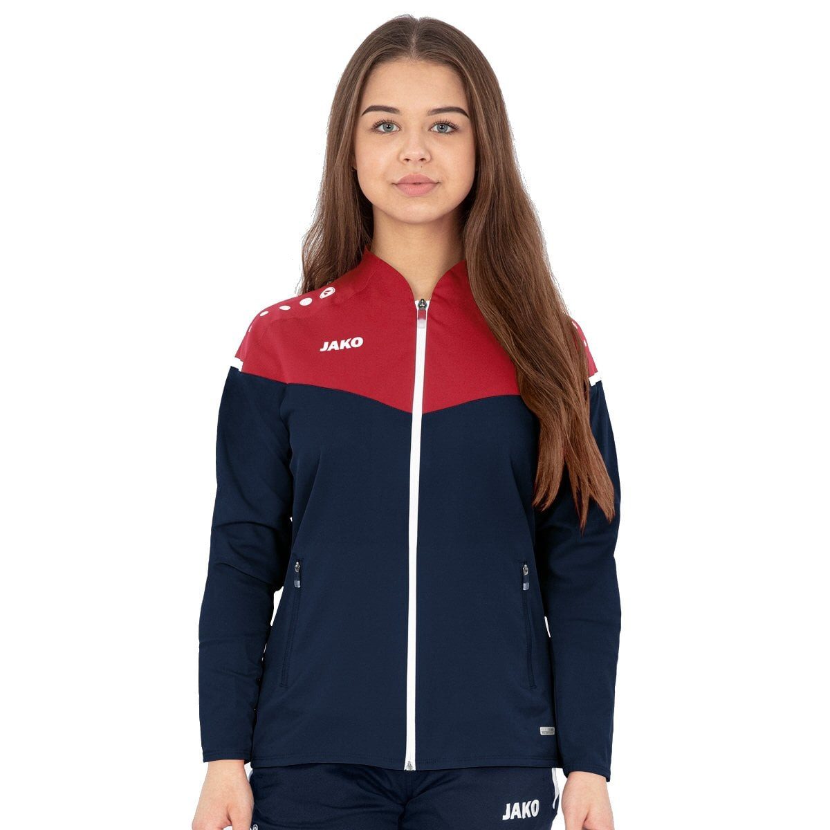 Trainingsjacke Champ 2.0 (Präsentation) marineblau/rot Damen