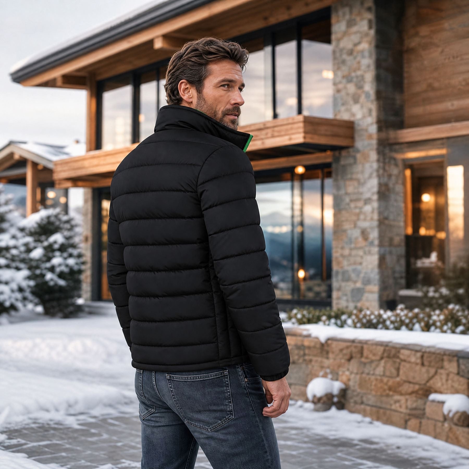 Nebulus Winterjacke SÖLDEN, P2204 - Herren, schwarz, 3XL