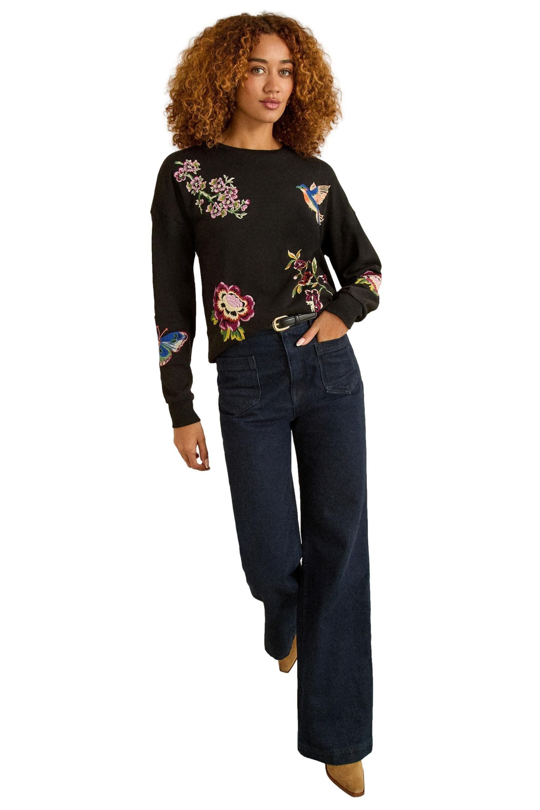 Love & Roses Sweater Love & Roses Sweatshirt aus Jersey, Regular (1-tlg) günstig online kaufen