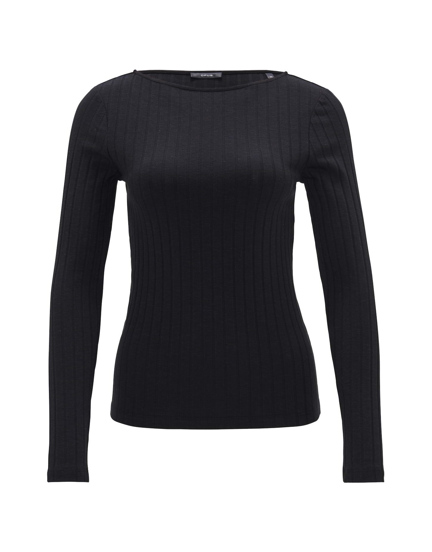 OPUS Langarmshirt Rippshirt SOVKE Slim aus günstig online kaufen