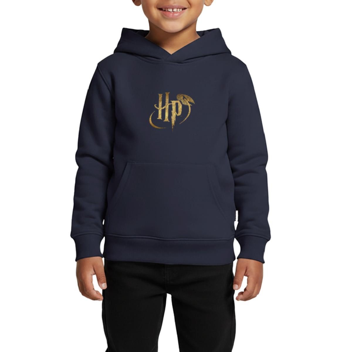 Hoodie Harry Potter HP Logo Kinder Premium Hoodie