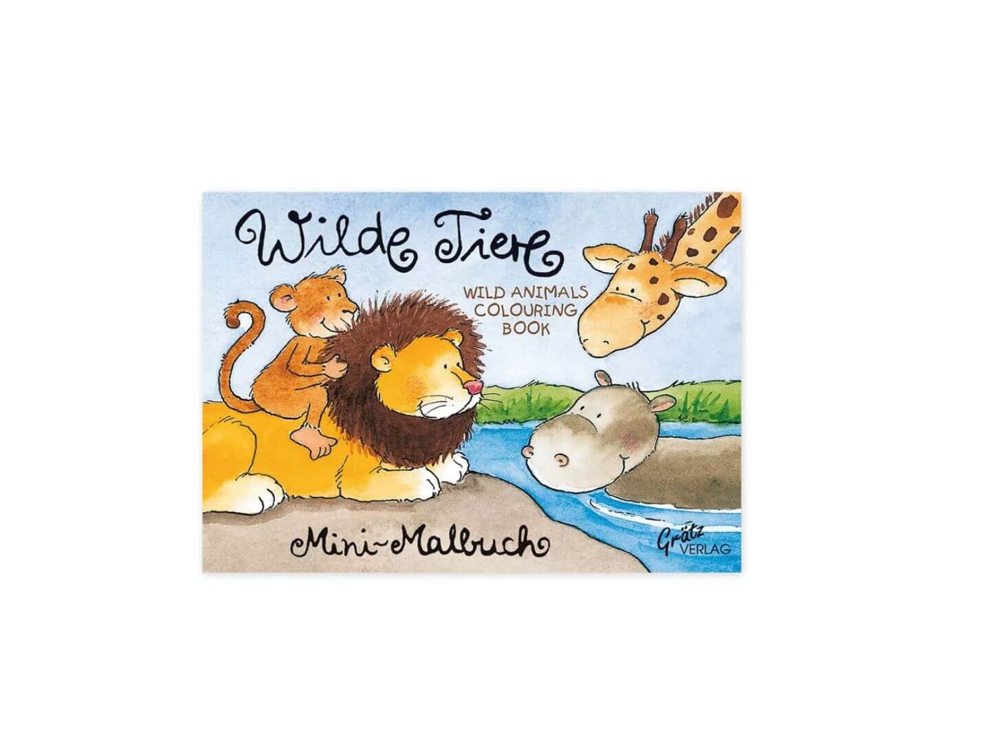 Grätz Verlag Malbuch Mini-Malbuch Wilde Tiere