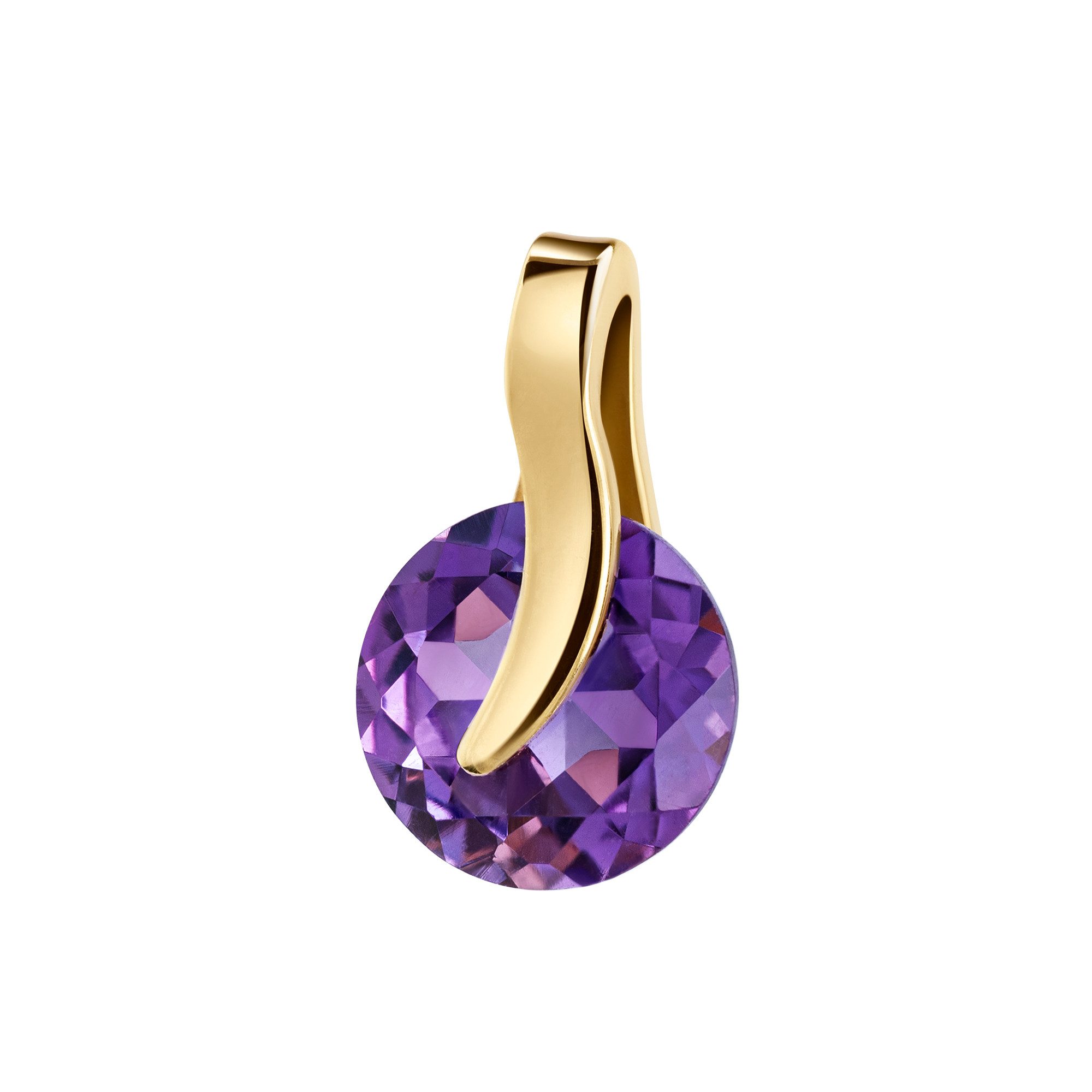 JEVELION Kette mit Anhänger Amethyst Edelstein günstig online kaufen