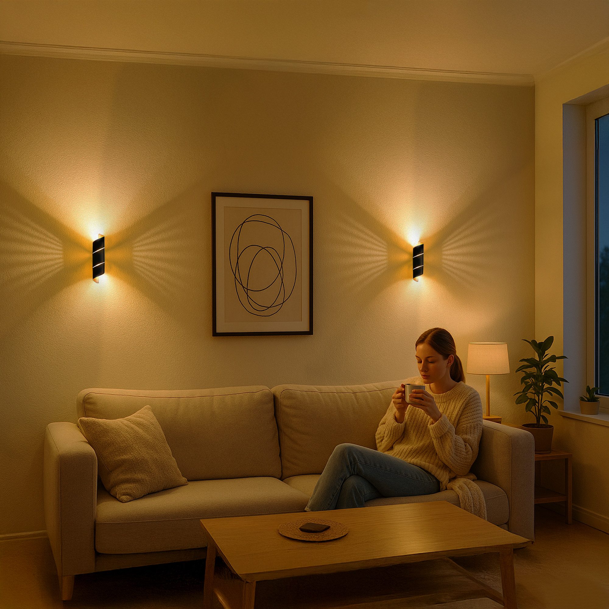 SSC-LUXon LED Wandleuchte Wandlampe VYRA LINE günstig online kaufen
