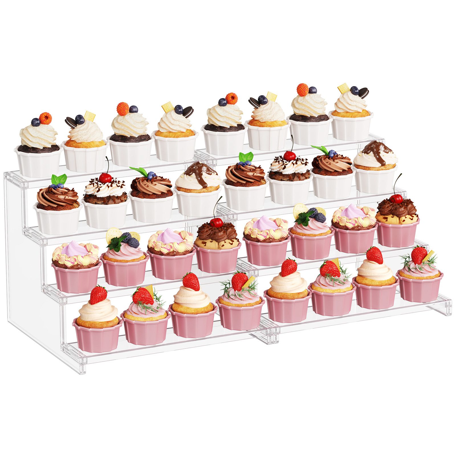 Lifewit Ablageregal Cupcake Display Ständer Kunststoffständer für Muffin De günstig online kaufen
