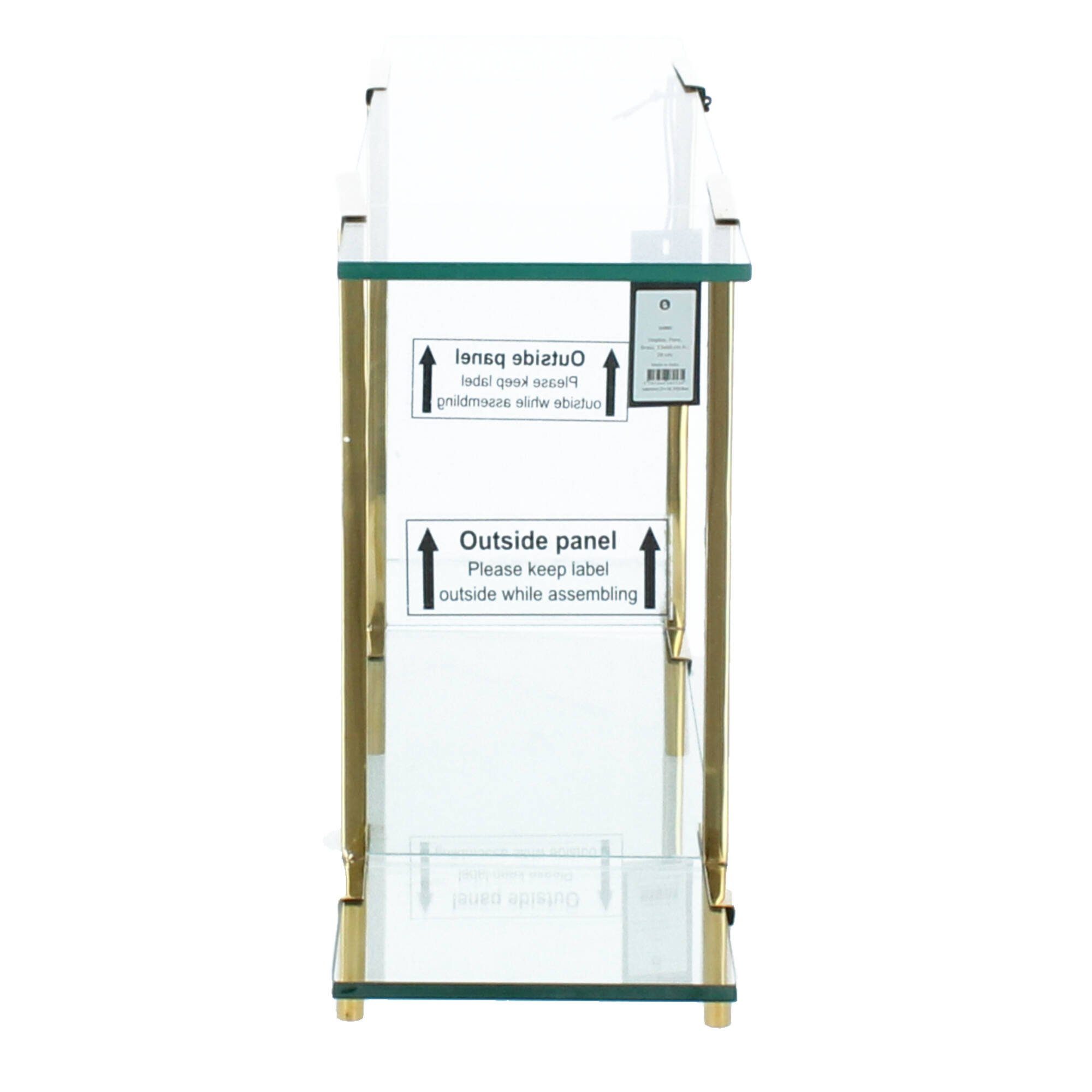 House Doctor Regal Display Regal Pure Messing Glas 60x28 cm 209920901