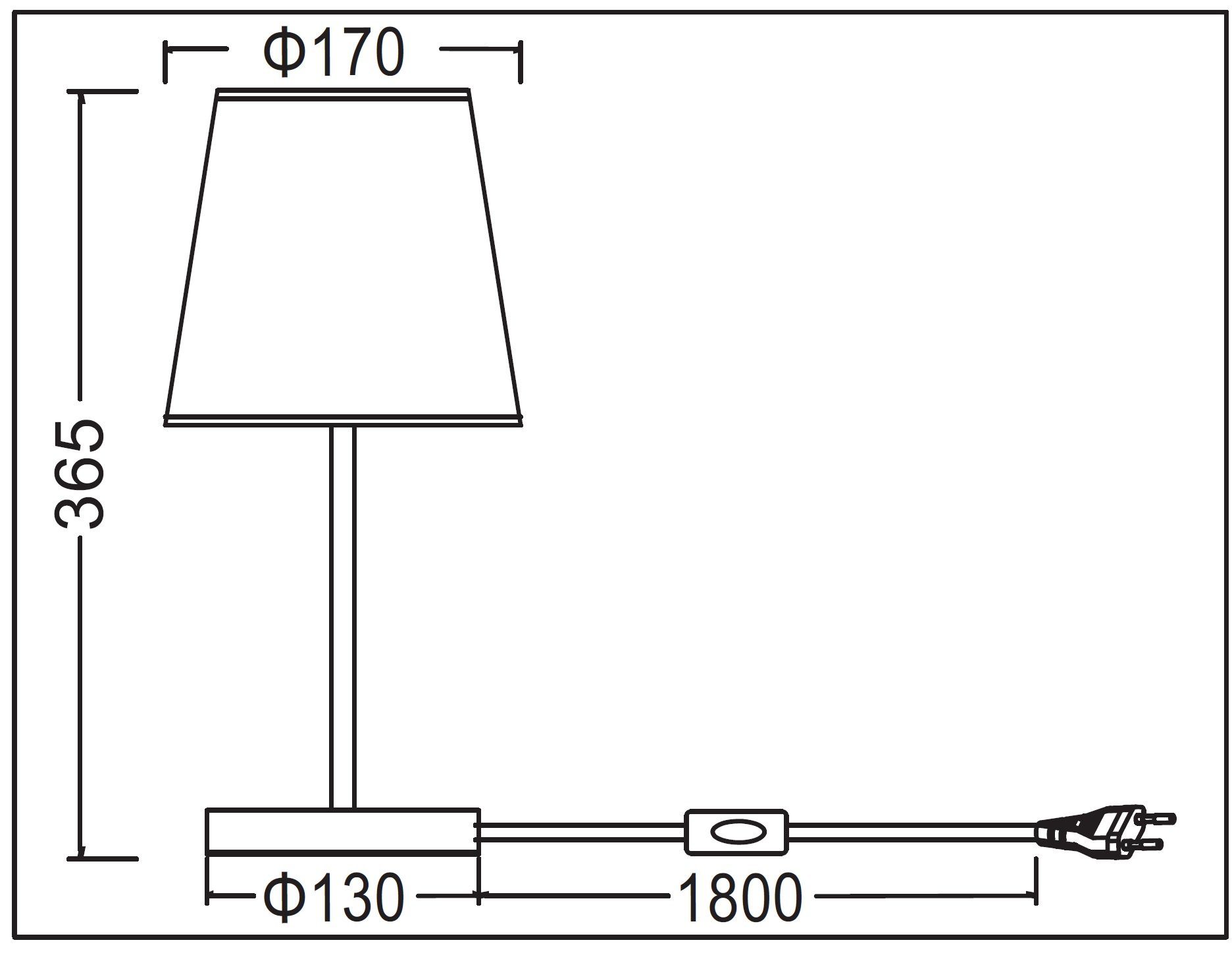 Leuchtmittel LED Weiß 1x Schlafzimmer inkl. mit *WHITNEY* für Nachttischleuchte Nachttischlampe je 2017-09WL-2 TRANGO 3000K Fensterbank Tischleuchte, Stoffschirm Tischleuchte in Pack LED 2er Leuchte, E14 warmweiß, LED