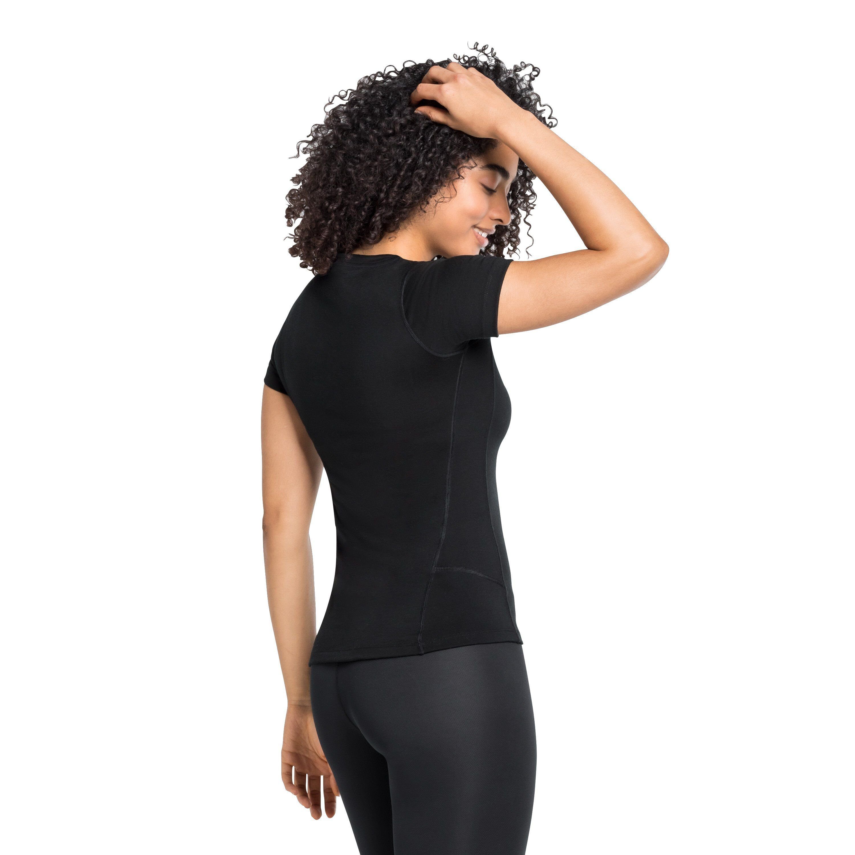 Odlo Funktionsunterhemd Damen Merino Warm Base Layer T-Shirt