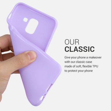 kwmobile Handyhülle Hülle für Samsung Galaxy J6, Hülle Silikon - Soft Handyhülle - Handy Case Cover - Lavendel