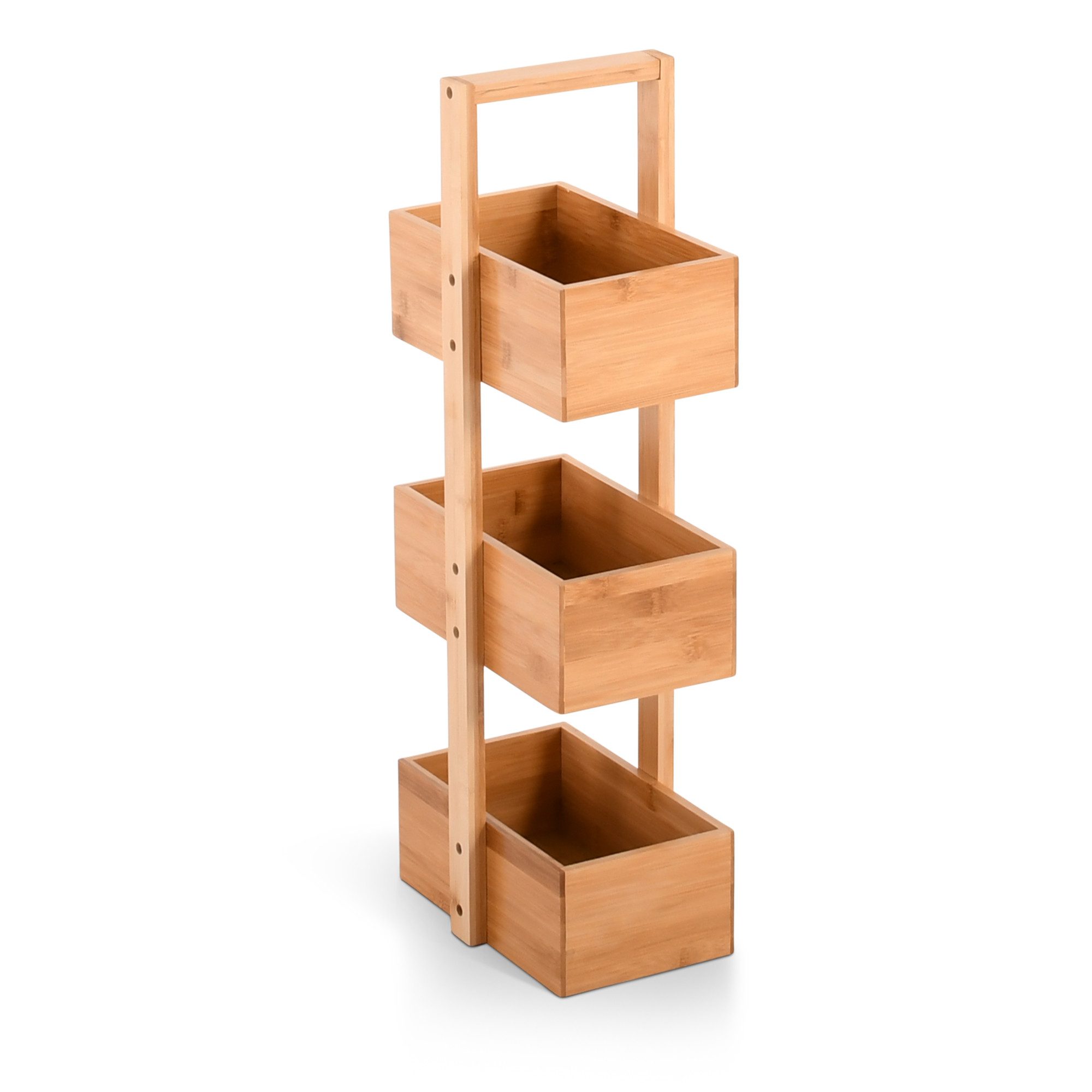 Raburg Standregal Holzregal, Bambus, schmales Design, Kori