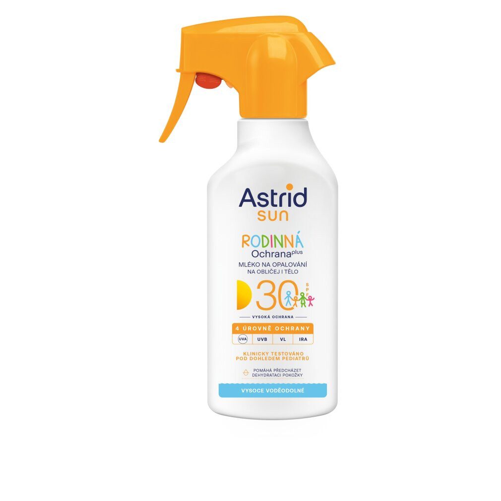 Astrid Sonnenschutzcreme Family Lotion in Spray für Bräunungsspray SPF 30 Sun 270 ml