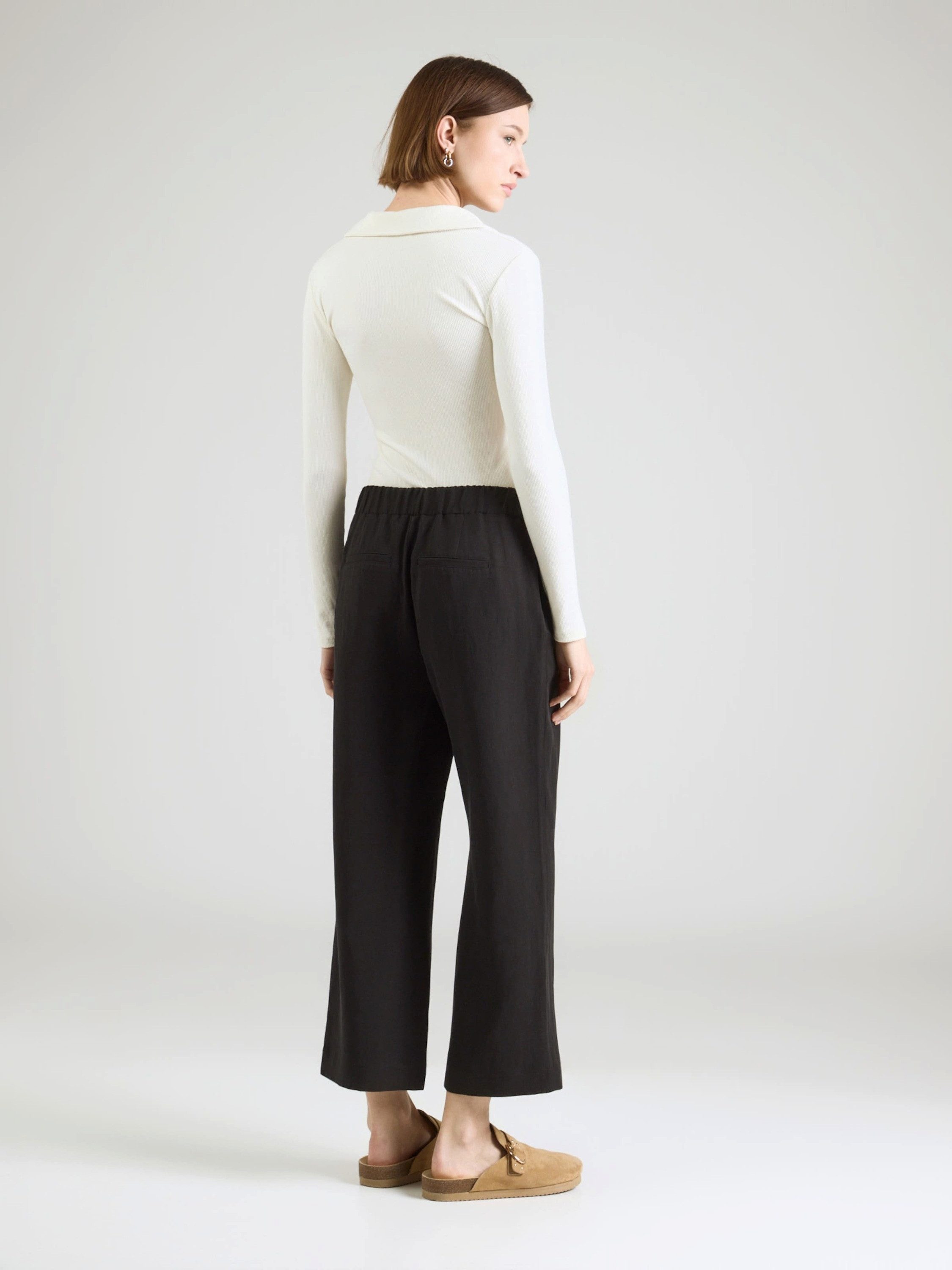 Monari Stoffhose (1-tlg) Drapiert/gerafft