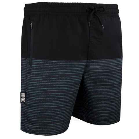 GUGGEN Mountain Badehose Badehose Herren Schnelltrocknende Badeshorts 1803-4 Badeshorts mit Kordelzug und Reißverschluss Taschen, Baumwollanteil