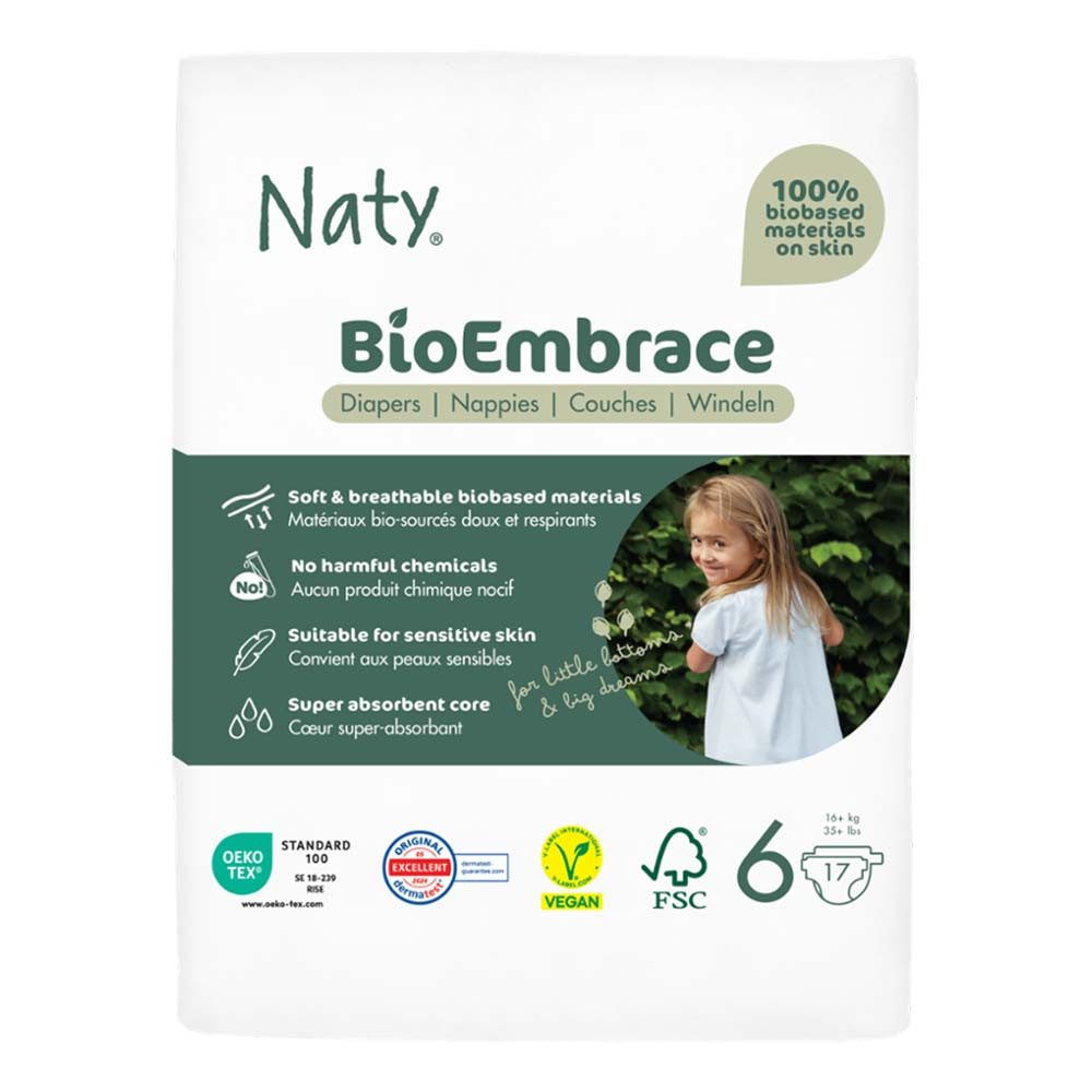 Naty Windeln Windeln - Gr.6, 16+kg 17Stk