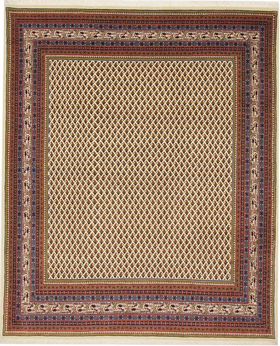 Orientteppich Sarough Mir Boteh 209x255 Handgeknüpfter Orientteppich, Nain Trading, rechteckig, Höhe: 12 mm