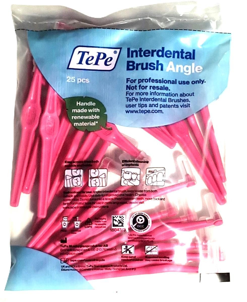 TePe Interdentalbürsten TePe Angle Interdentalbürsten pink 0,4 mm - 25 Stück