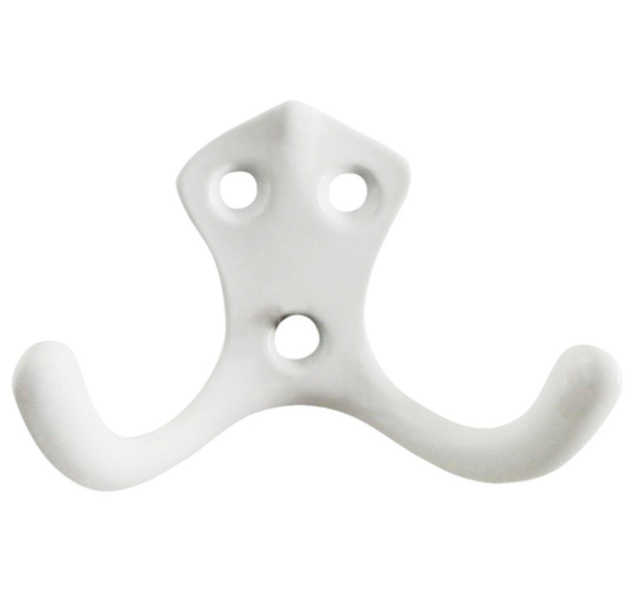 HSI Schrauben-Set HSI Mantelhaken, Aluminium, weiß, 35mm, 1 STK