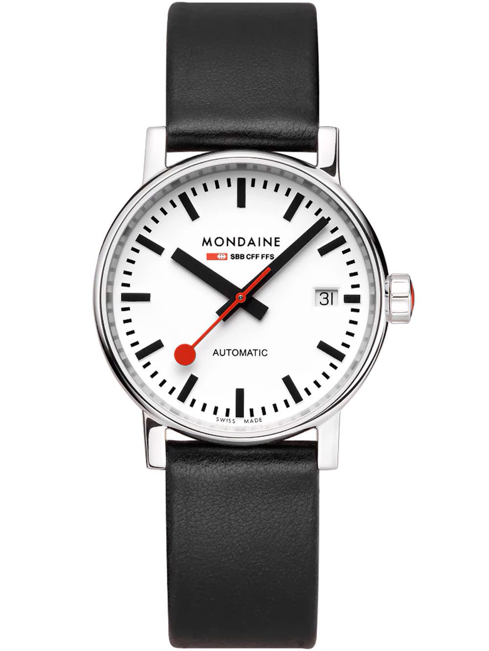 MONDAINE Automatikuhr Mondaine MSE.35610.LBV Damenuhr Evo2 Automatik 35mm 5ATM Mondaine MSE.35610.LBV Damenuhr Evo2 Automatik 35mm 5ATM