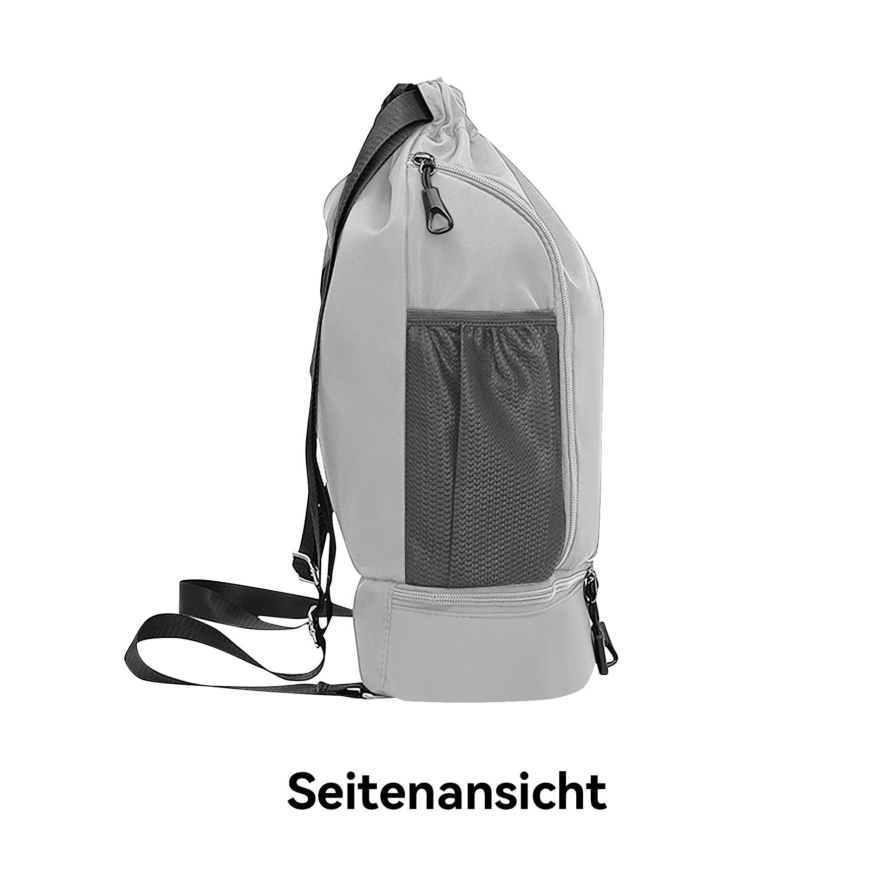 Keyura Freizeittasche Turnbeutel Freizeittasche Sportbeutel Große Kapazität Fußball Tasche (Ideal für Damen, Herren, Junioren, Fußball, große Kapazität, verstel – Bild 3 von 5