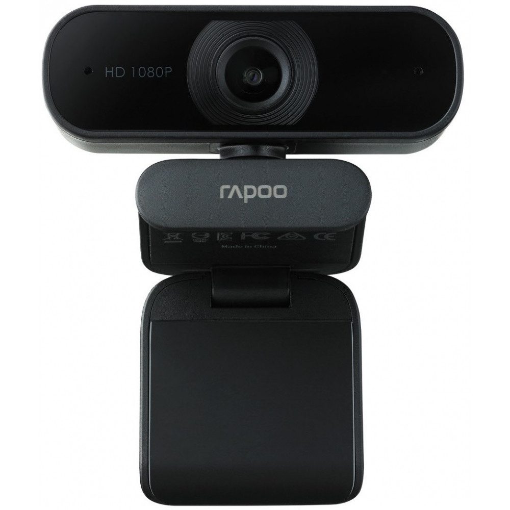 Rapoo rapoo XW180 Webcam schwarz - Full-HD-Webcam Webcam (Webcam, Full-HD-1080p-Videoerlebnis)